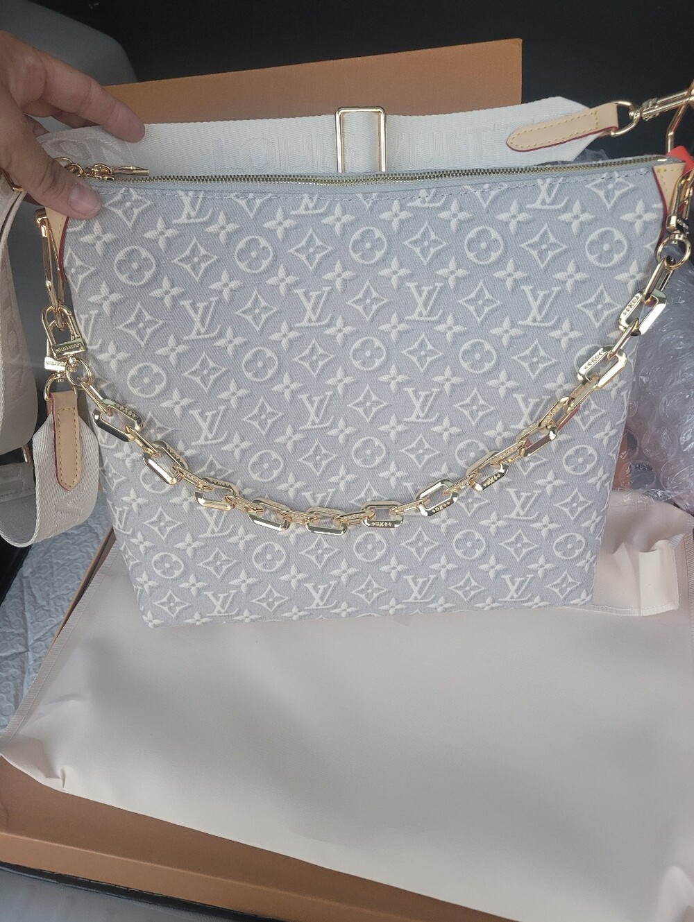Fashion Design Logo Purse With Coin Purse